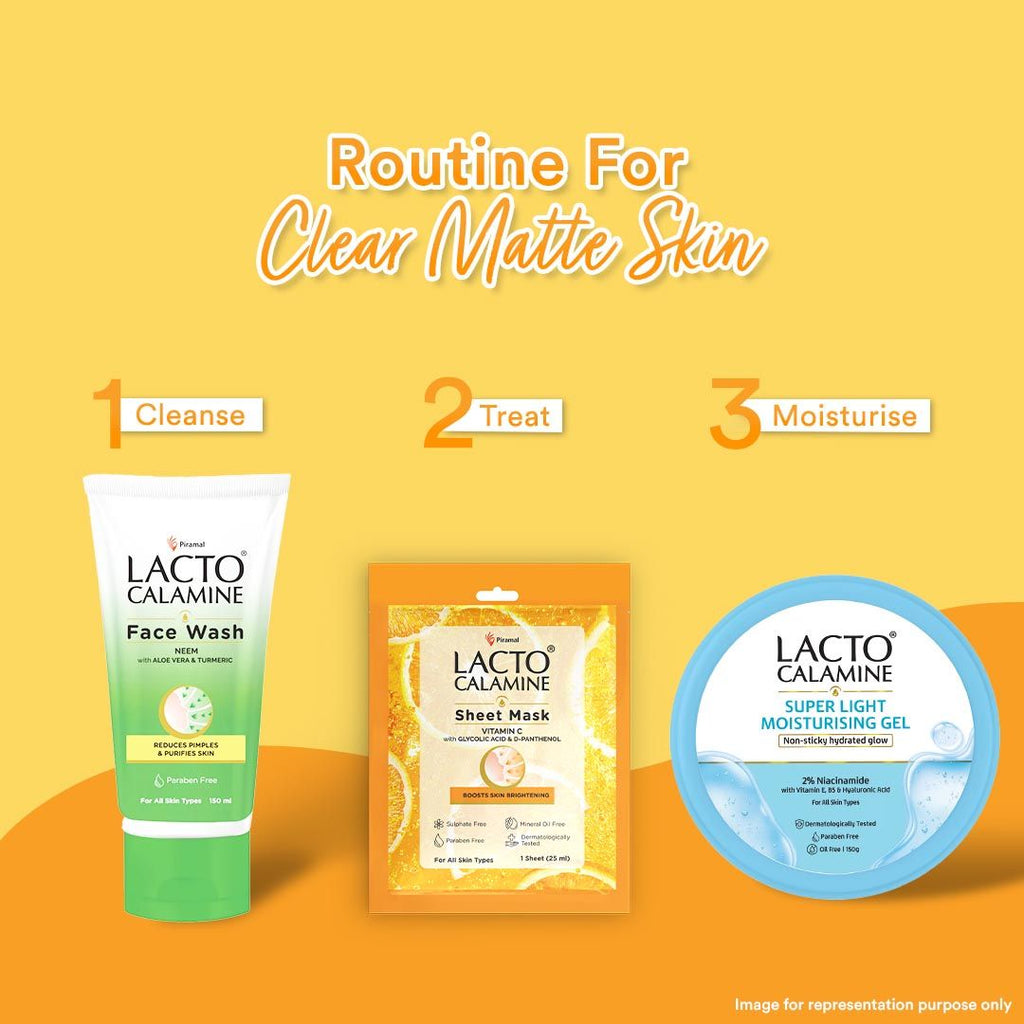 Vitamin C Face Sheet Mask with Antioxidant for Nourishing, Brightening & Glowing Skin