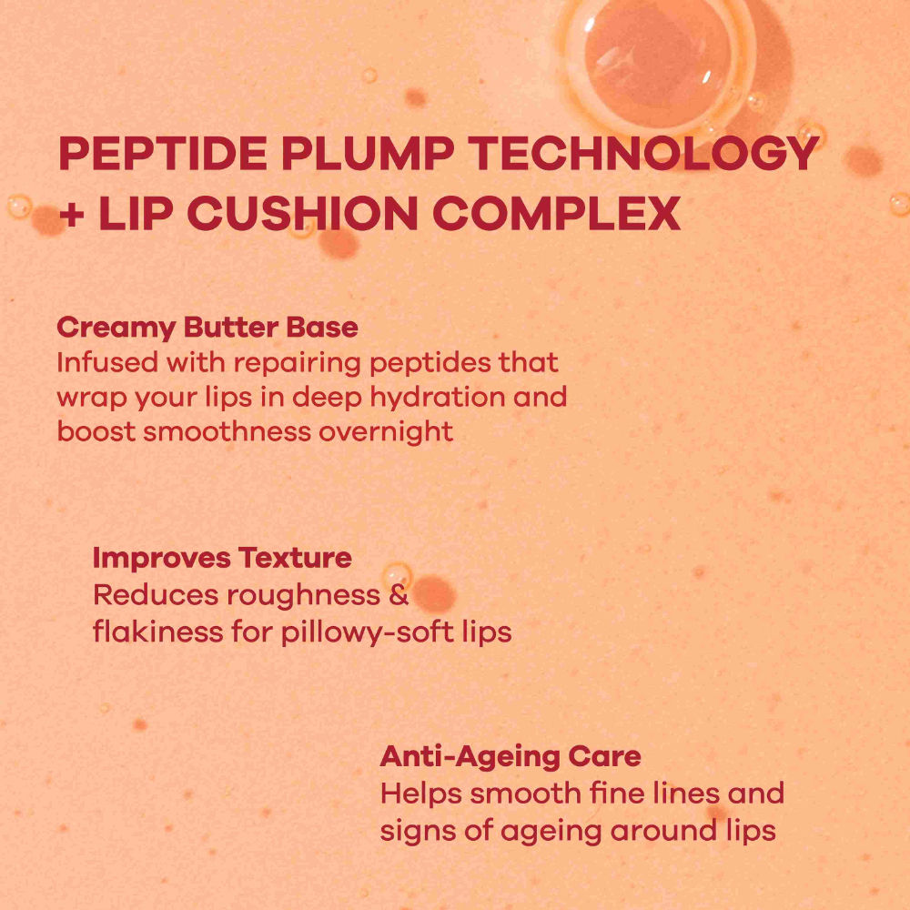 Lip Masque With Peptide, Overnight Damage Repair Mask and Seals Hydration