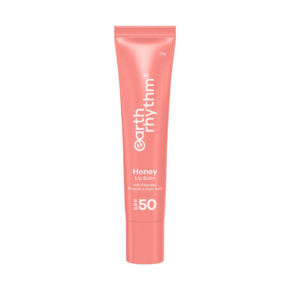 Honey Lip Balm Spf 50 Brightens Lips With Propolis, Peptides & Kojic Acid