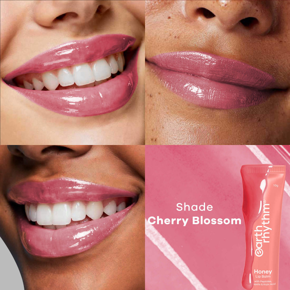 Honey Lip Balm Spf 50 Brightens Lips With Propolis, Peptides & Kojic Acid