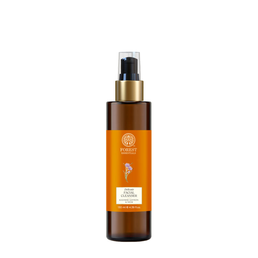 Delicate Facial Cleanser - Kashmiri Saffron & Neem - 130ml