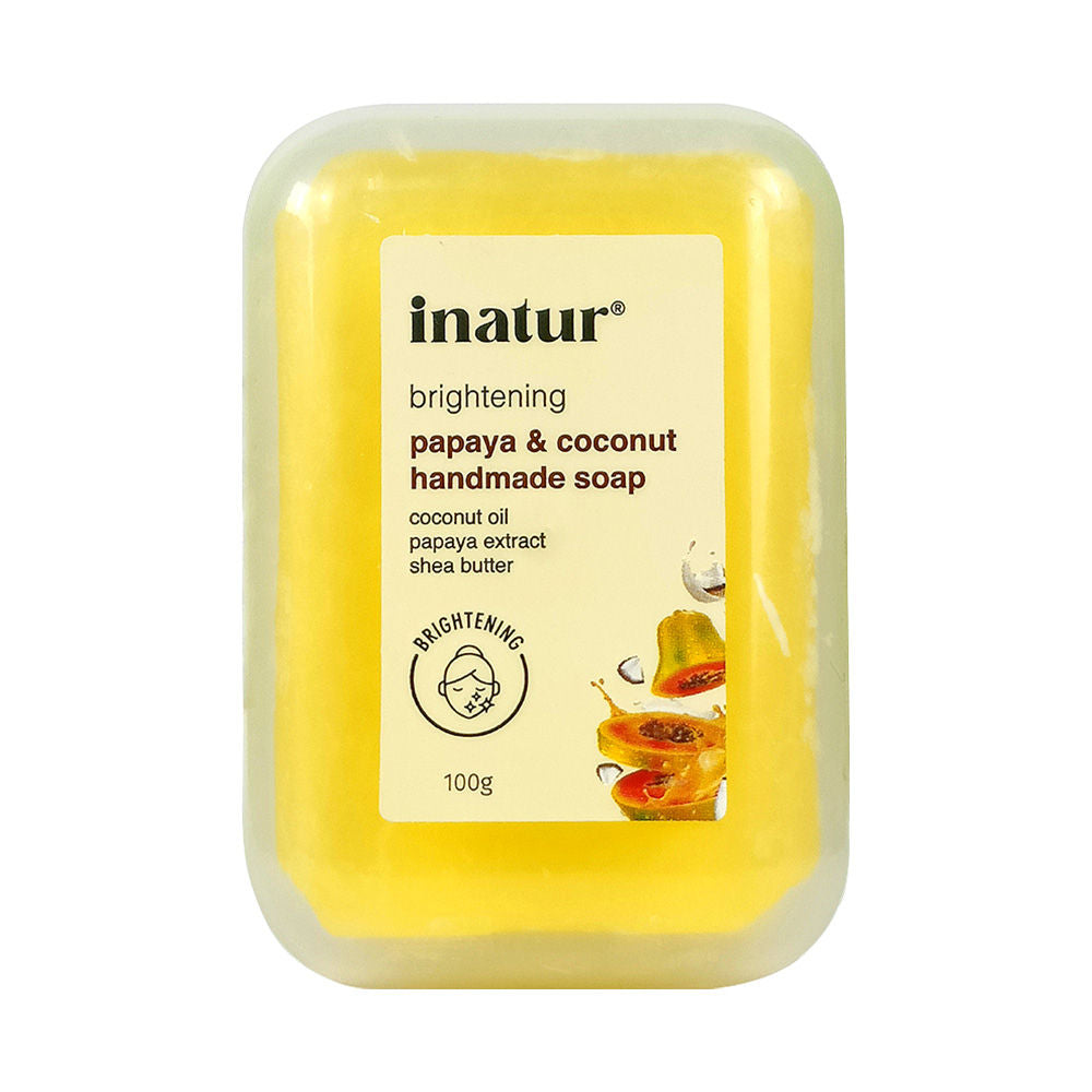 Papaya & Coconut Soap For Brightening & Cleansing with Papaya Extract, Shea Butter & Coconut
