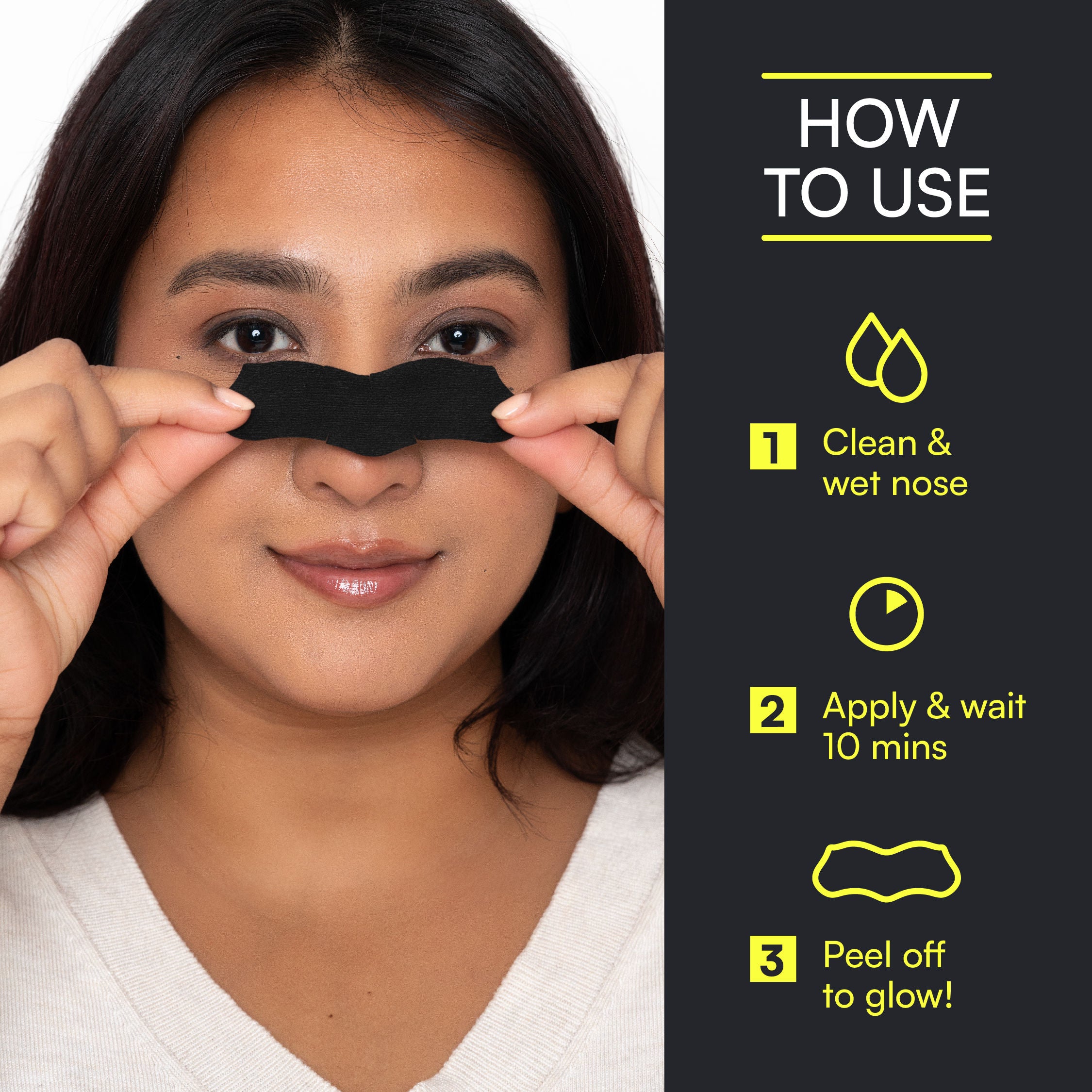Nose Pore Patches - Charcoal