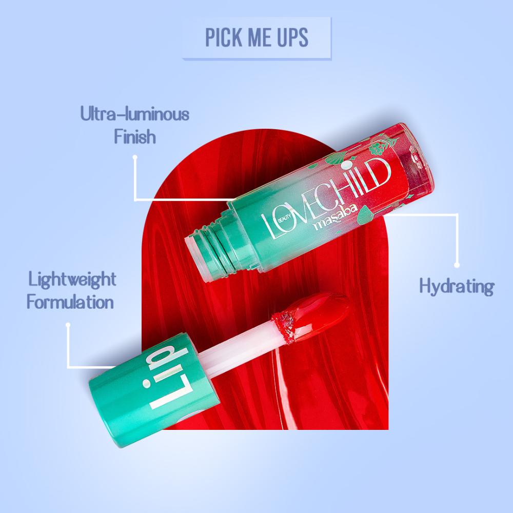 Lip Gloss Oil, Tinted Lip Gelato Enriched with Jojoba Oil & Shea Butter