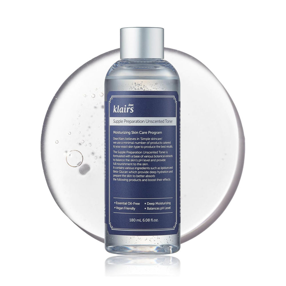 Supple Preparation Unscented Toner, Bestselling Moisturizing Korean Toner For Sensitive Skin