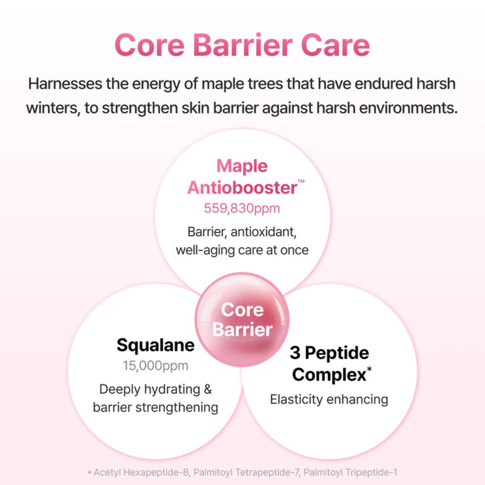 Maple Energy Infusing Serum, Anti-Aging Korean Serum with 3 Peptides Reduces Fine Lines