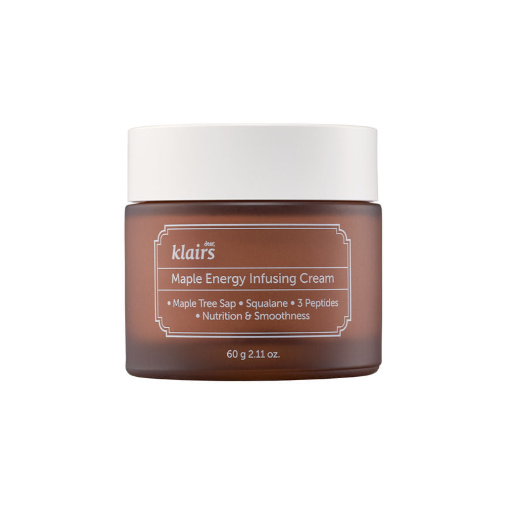Maple Energy Infusing Cream, Wrinkle Care Korean Cream with 3 Peptides For Glowing Skin