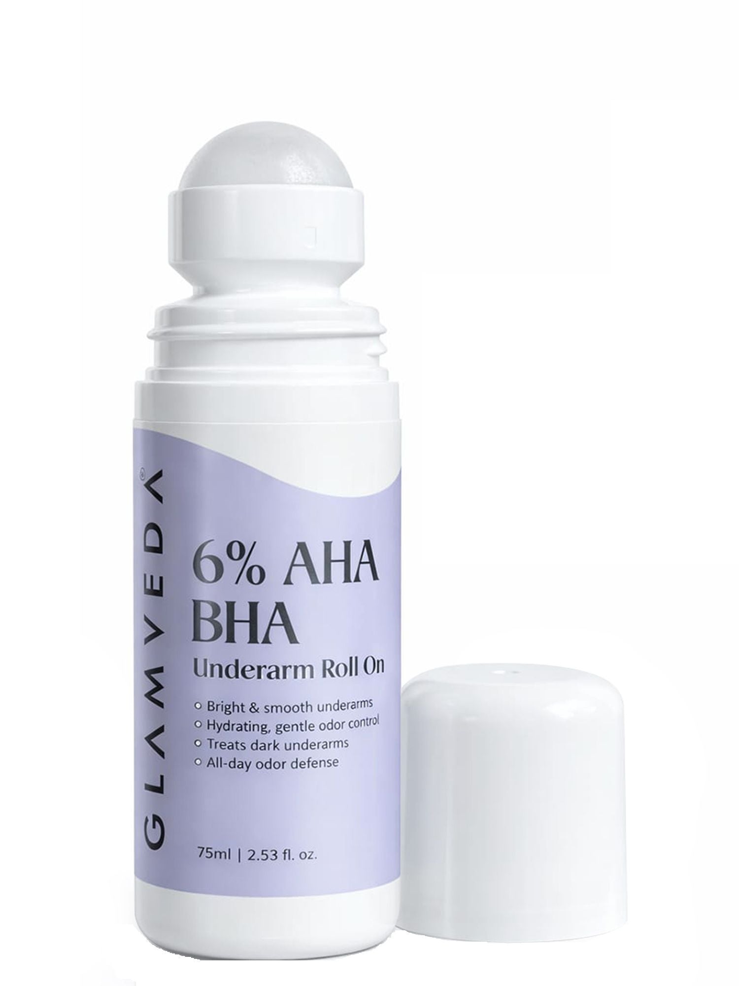 6% AHA BHA Underarm Roll On For Reduce Darkness & Odour Control