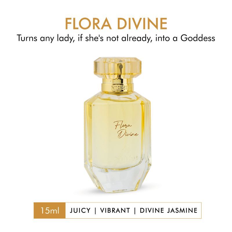 Flora Divine Extrait De Parfum – Fresh Floral Perfume for Women - 50ml