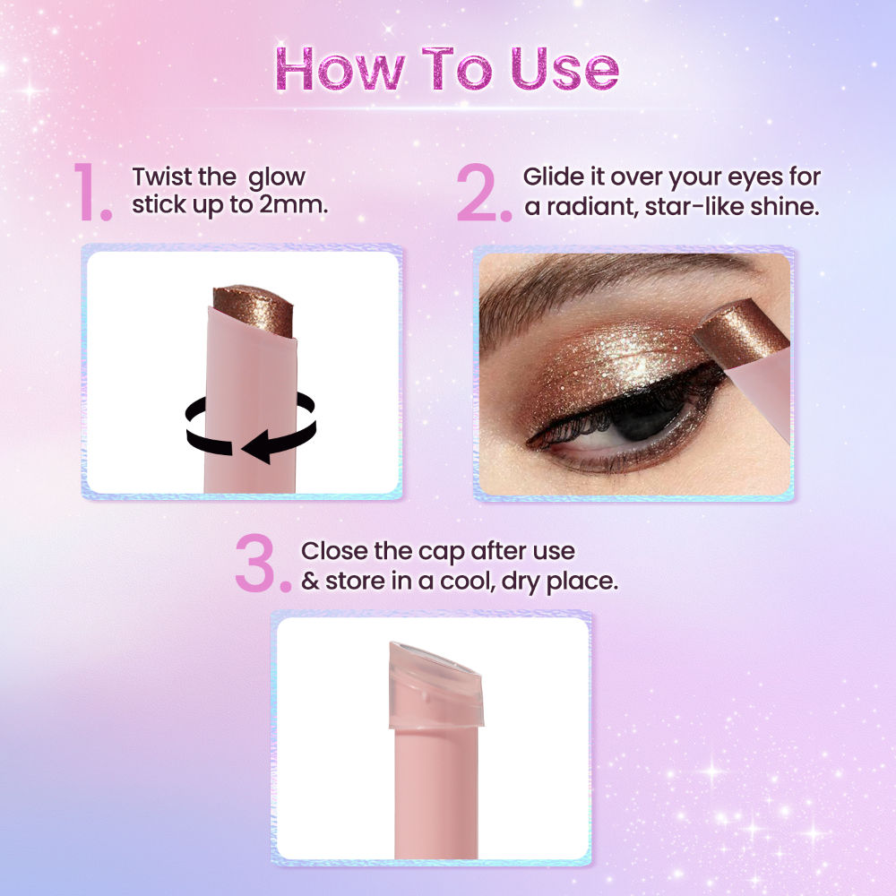 Jelly Verse Glow Eyeshadow Stick , Rich Color Payoff, Crease-Proof