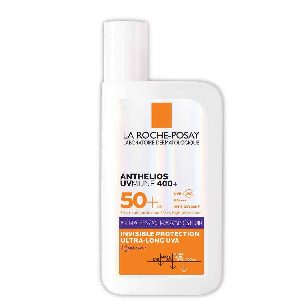Anthelios UVMUNE400 Anti-Dark Spot Fluid SPF50+ Sunscreen with Melasyl for pigmented skin