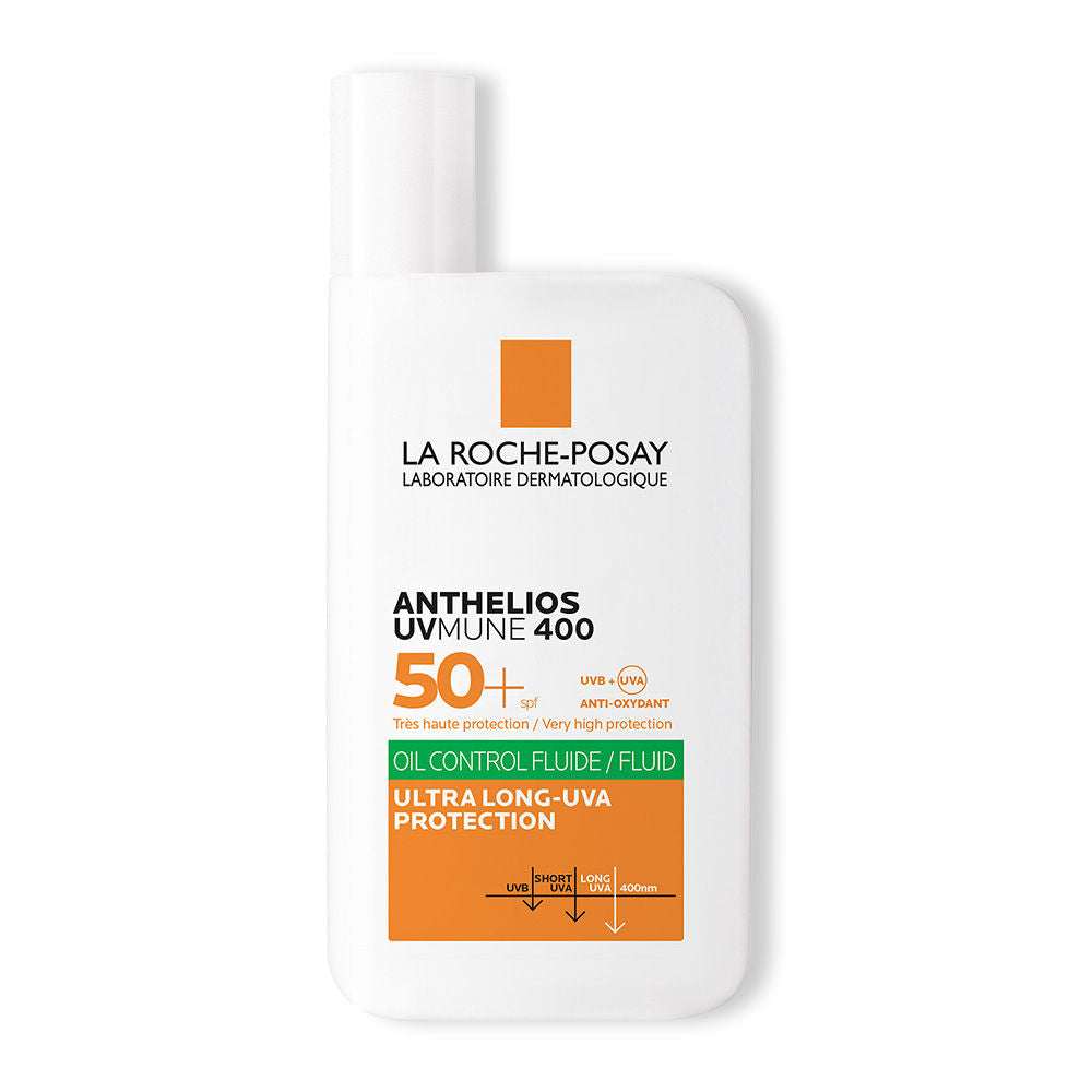 Anthelios UVMUNE400 Oil Control SPF50+, Mattifying Sunscreen for Oily Skin.