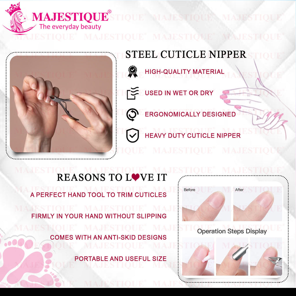 Professional Cuticle Nippers - Precision Surgical-Grade Steel for Men, Women and Girls