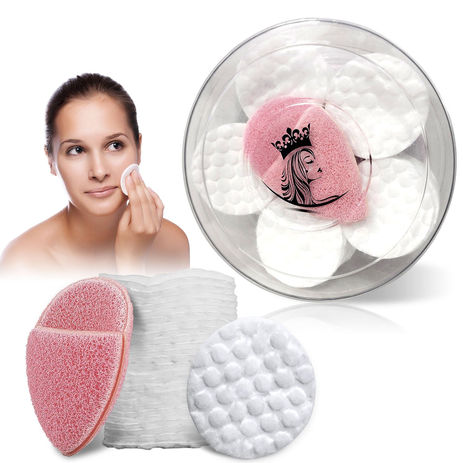 Premium Make-Up Removal Round Cotton Pads