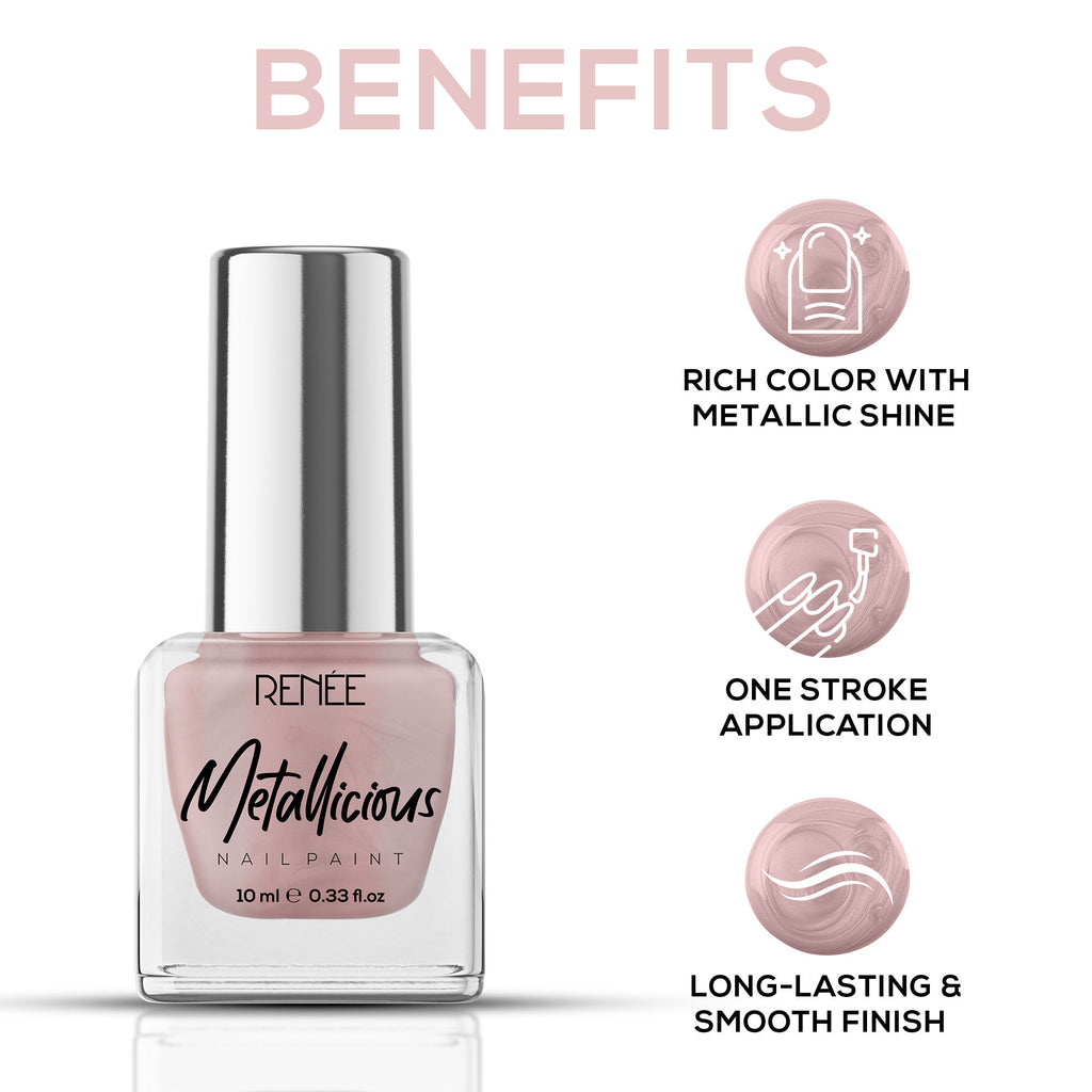 Metallicious Nail Paint - Silky Nude