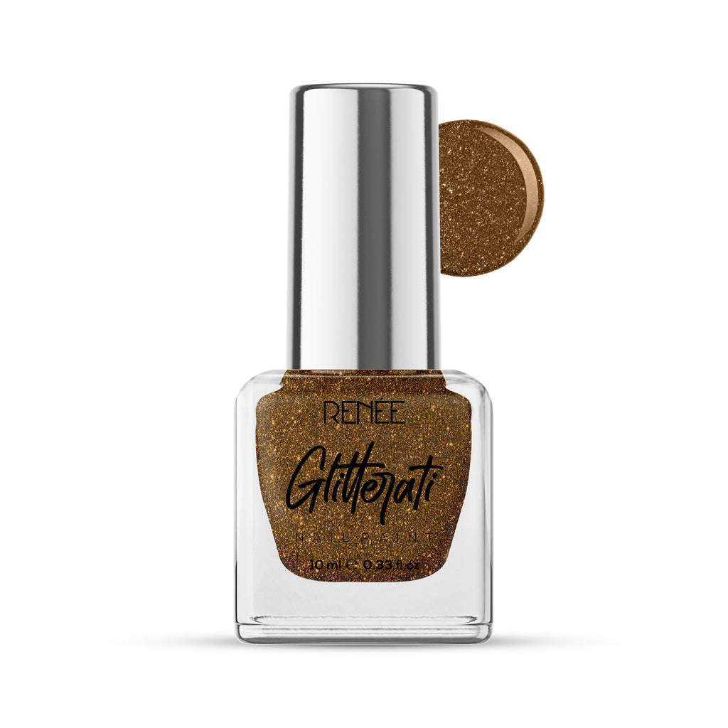 Glitterati Nail Paint - Copper Blaze