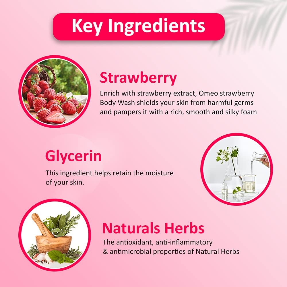 Berry Blossom Body Wash - Skin Friendly Ph, Gentle Cleansing, Soft Nourshing Body Wash
