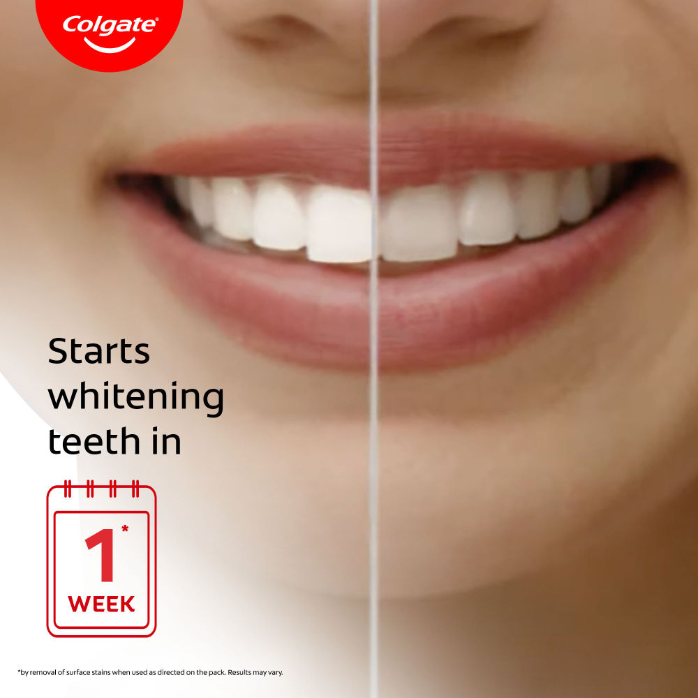 Visible White Toothpaste Teeth Whitening Starts in 1 week Safe on Enamel, Stain Removal