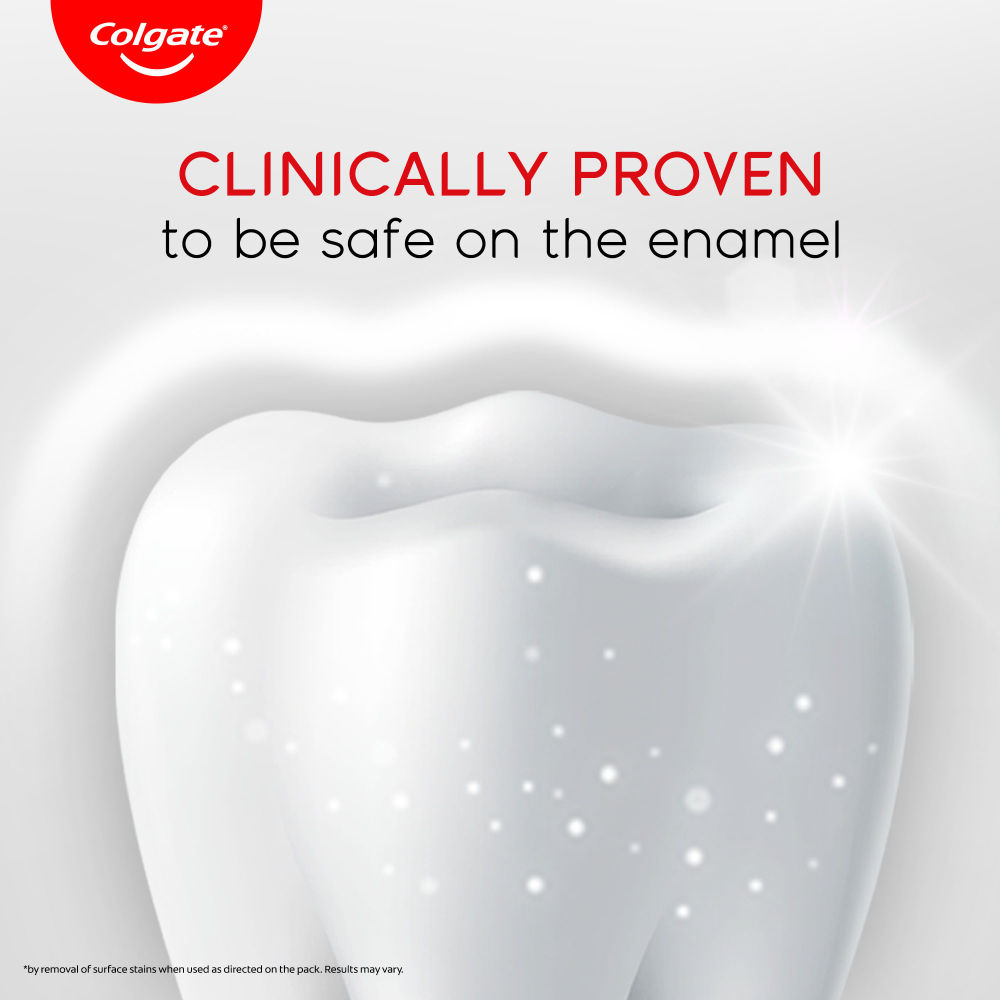 Visible White Toothpaste Teeth Whitening Starts in 1 week Safe on Enamel, Stain Removal