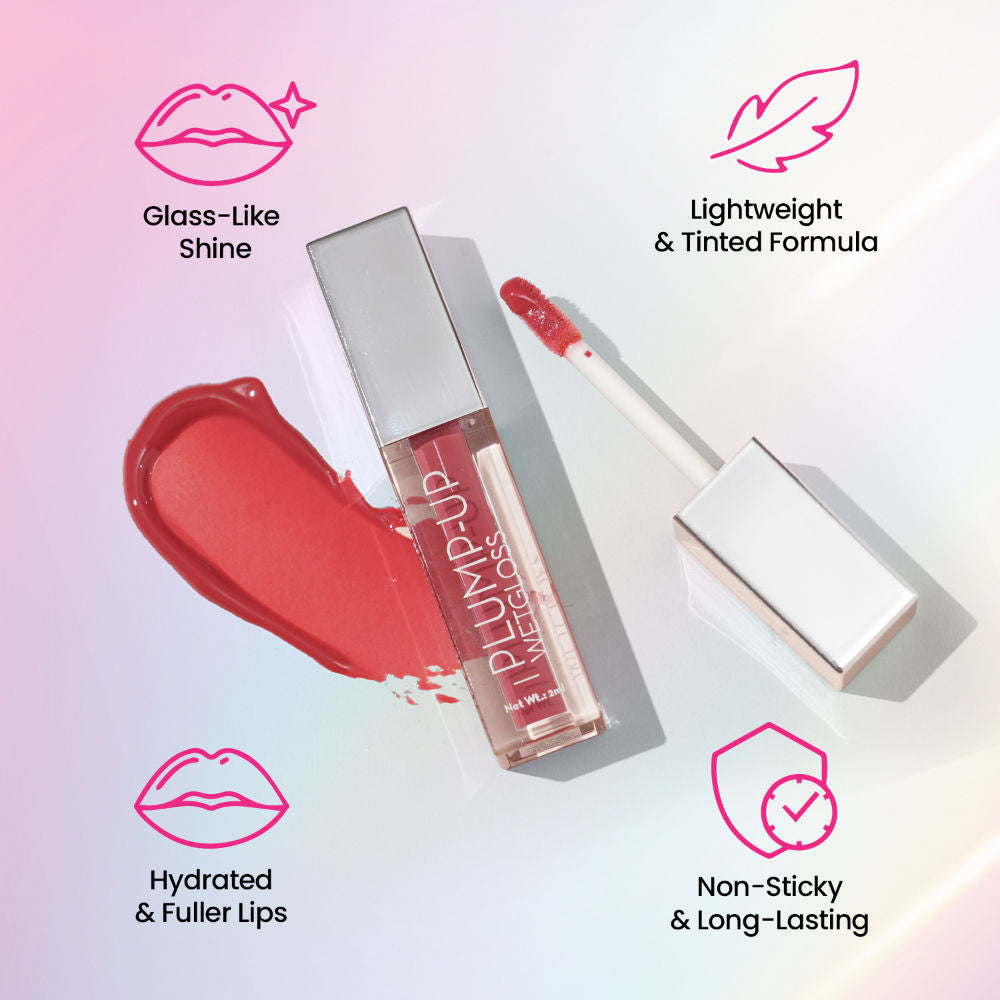 Plump Up Wet Lip Gloss For Glossy And Fuller Lips