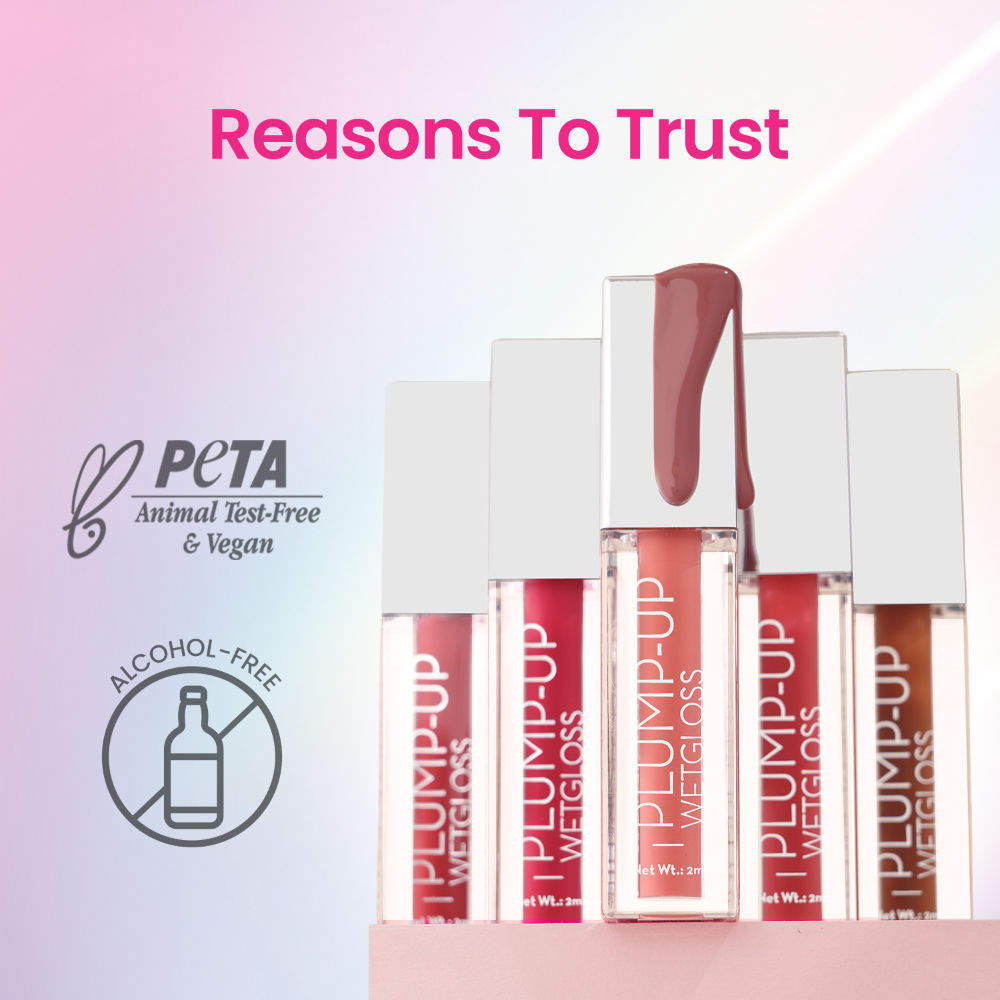 Plump Up Wet Lip Gloss For Glossy And Fuller Lips