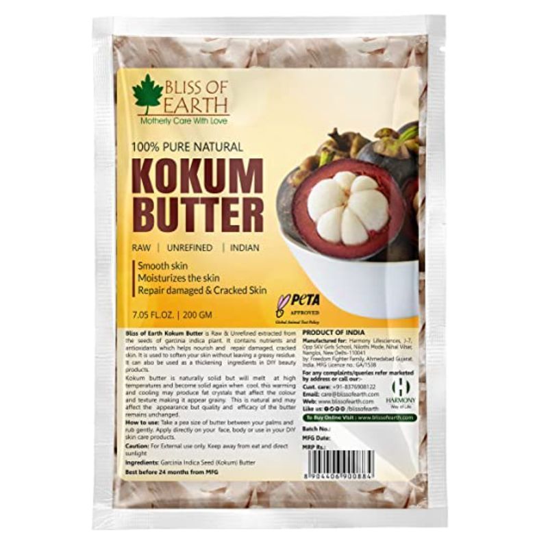 100% Pure Natural Kokum Butter Refill Pack - Raw & Unrefined