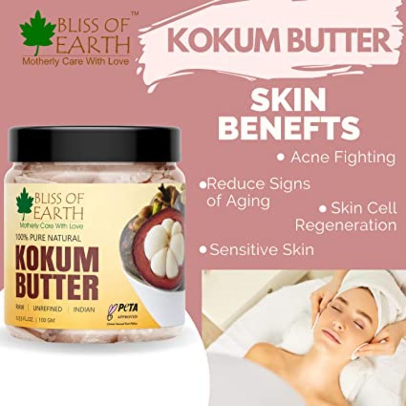 100% Pure Natural Kokum Butter Refill Pack - Raw & Unrefined