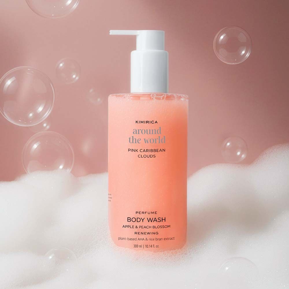 Pink Caribbean Refreshing Shower Gel With Nourishing Olive Oil