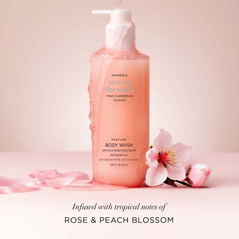 Pink Caribbean Refreshing Shower Gel With Nourishing Olive Oil