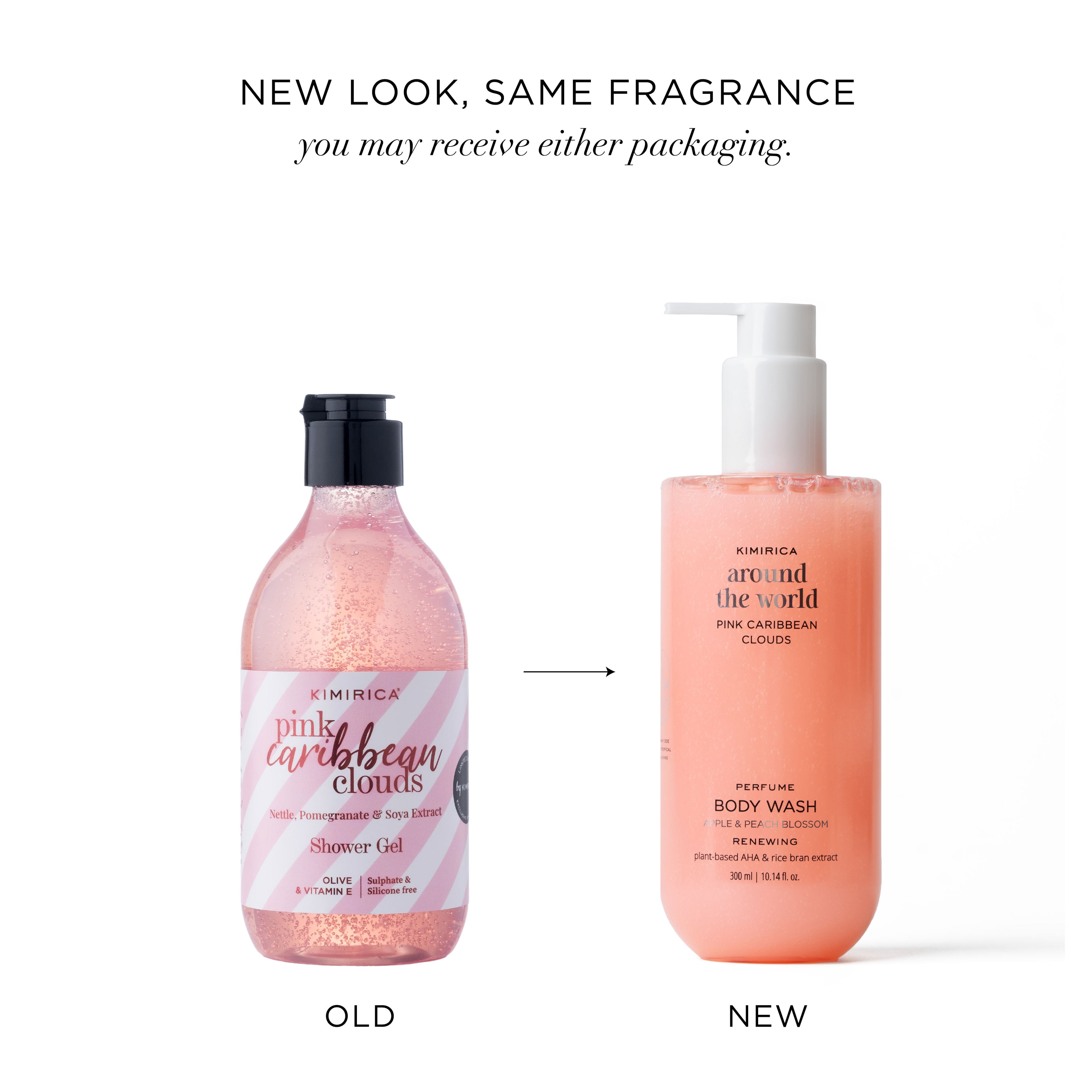 Pink Caribbean Refreshing Shower Gel With Nourishing Olive Oil