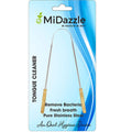 Stainless Steel Tongue Cleaner for Men and Women with Brass Handle Adults