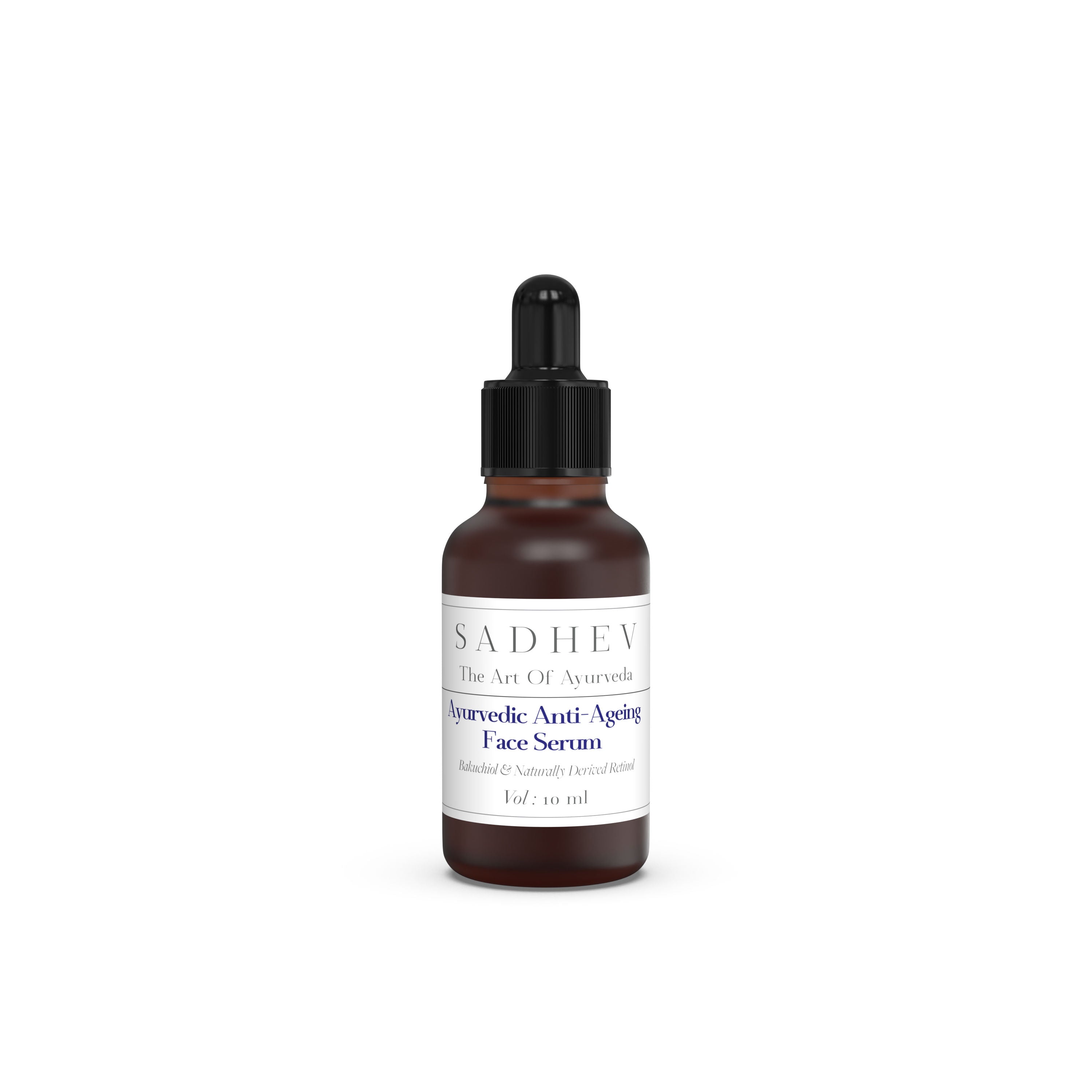 Ayurvedic Anti-Ageing Face Serum with Bakuchiol & Naturally Derived Retinol - 10ml