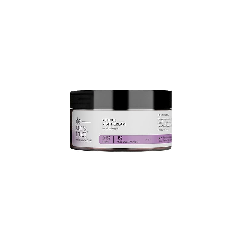 Retinol Night Cream, Boosts Collagen, Fades Wrinkles & Lines