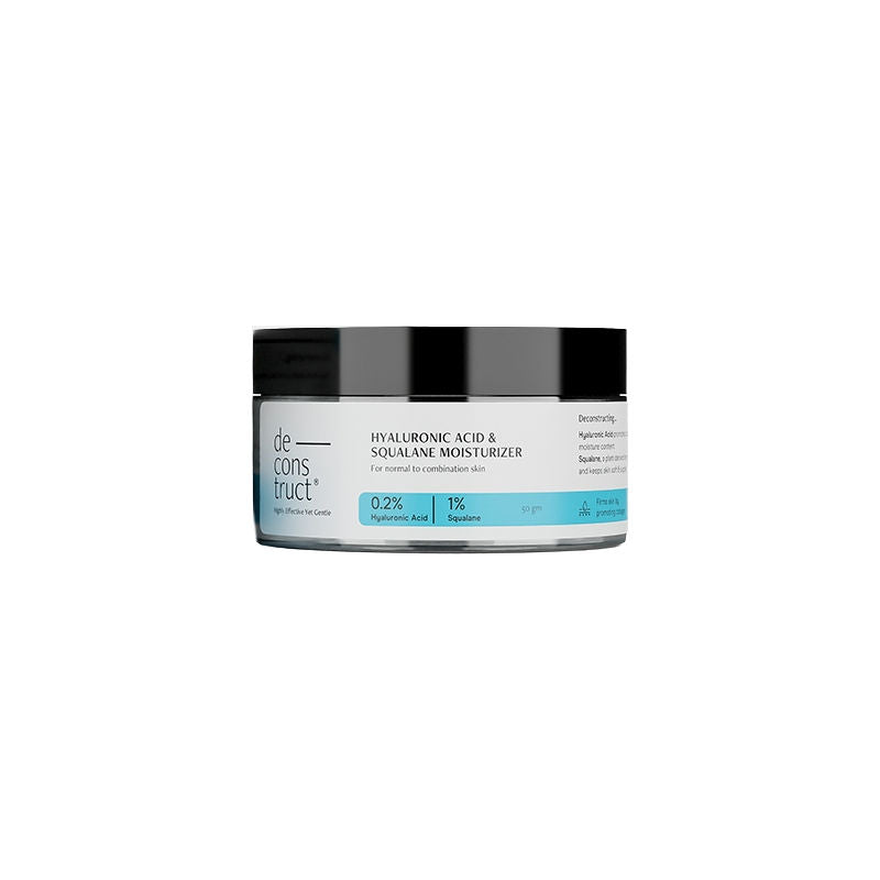 Hyaluronic Acid & Squalane Moisturizer, Locks Hydration & Firms Skin