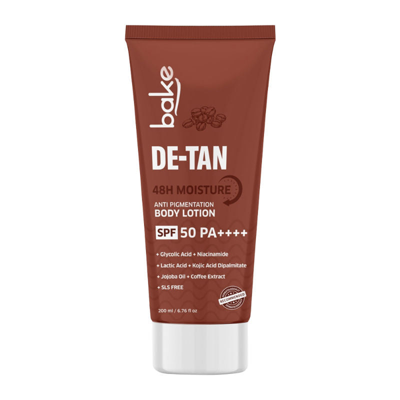 De-Tan Coffee Body Lotion With SPF 50 PA++++, Kojic Acid & 48H Moisture For Tan & Pigmentation
