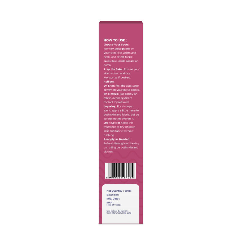 Happy 100% Concentrated Perfume Oil Roll On Fragrance For Men & Women - Black Currant