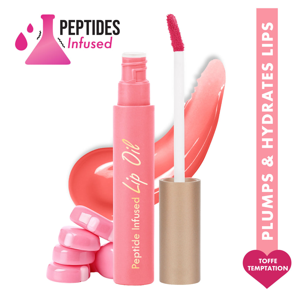 Peptide Infused Lip Oil - Toffee Temptation