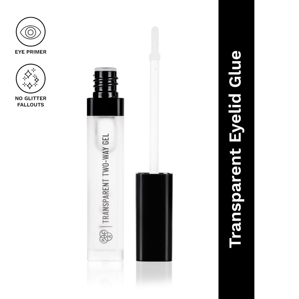 Transparent Two Way Gel - Lightweight Gel Formula, Glue for Chunky Glitter with Zero Fallout