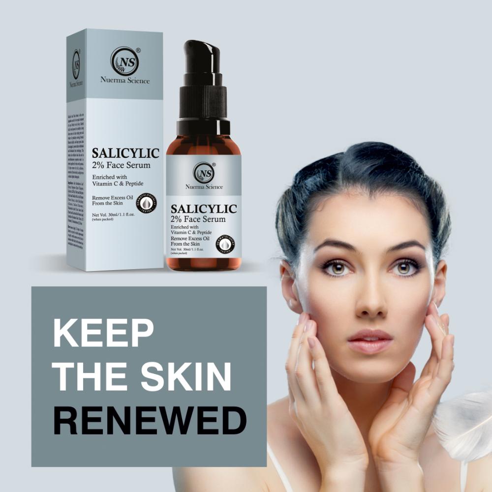 2% Salicylic Acid Face Serum for Unclog Pores & Control Excess Sebum
