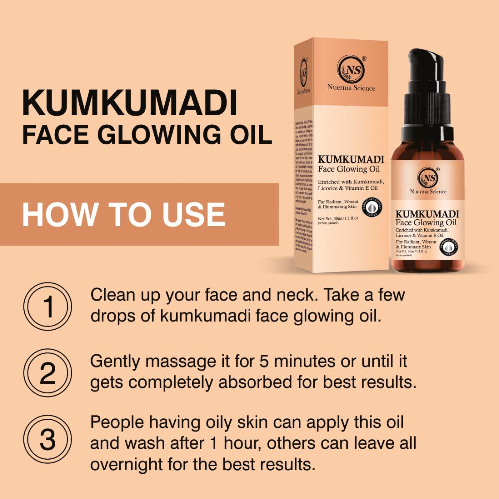 Kumkumadi Skin Admirable Face Glowing Oil For Radiant & illuminating Skin