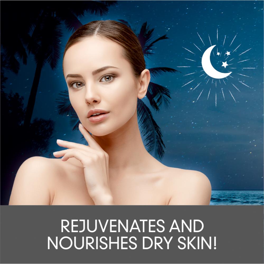 Saffron Night Cream with Milk Protein, Rakhta Chandan for Repair Dull Skin