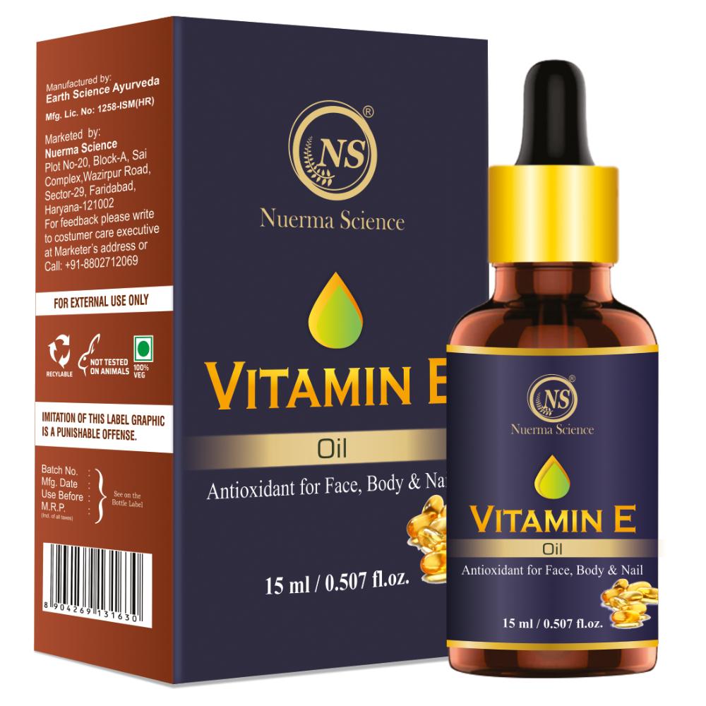 Vitamin E Oil For Antioxidant For Skin, Hair & Body