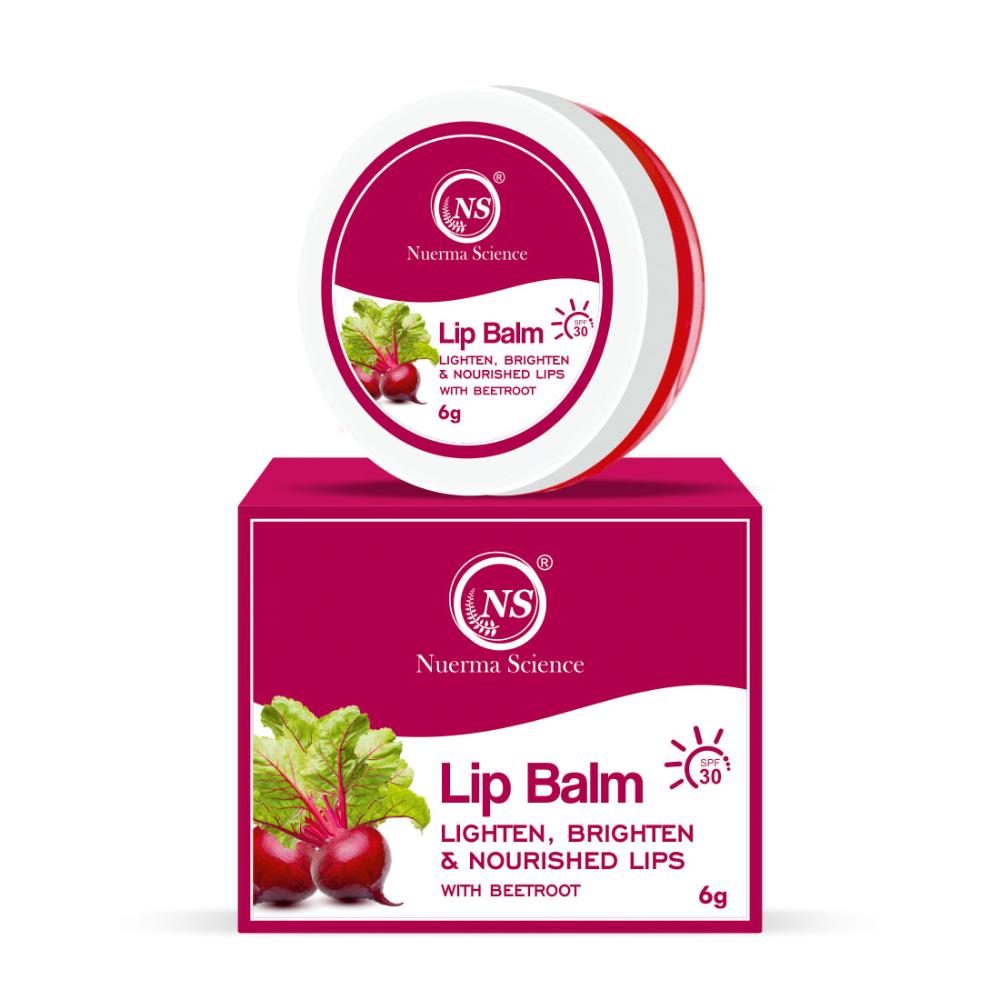Beetroot Lip Gloss Balm with SPF 30 - Repair Dry, Chapped & Damaged Lips