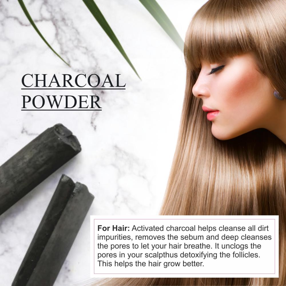 Charcoal Powder for Remove Dead Skin Cells, Teeth Whiten & Control Excess Oil