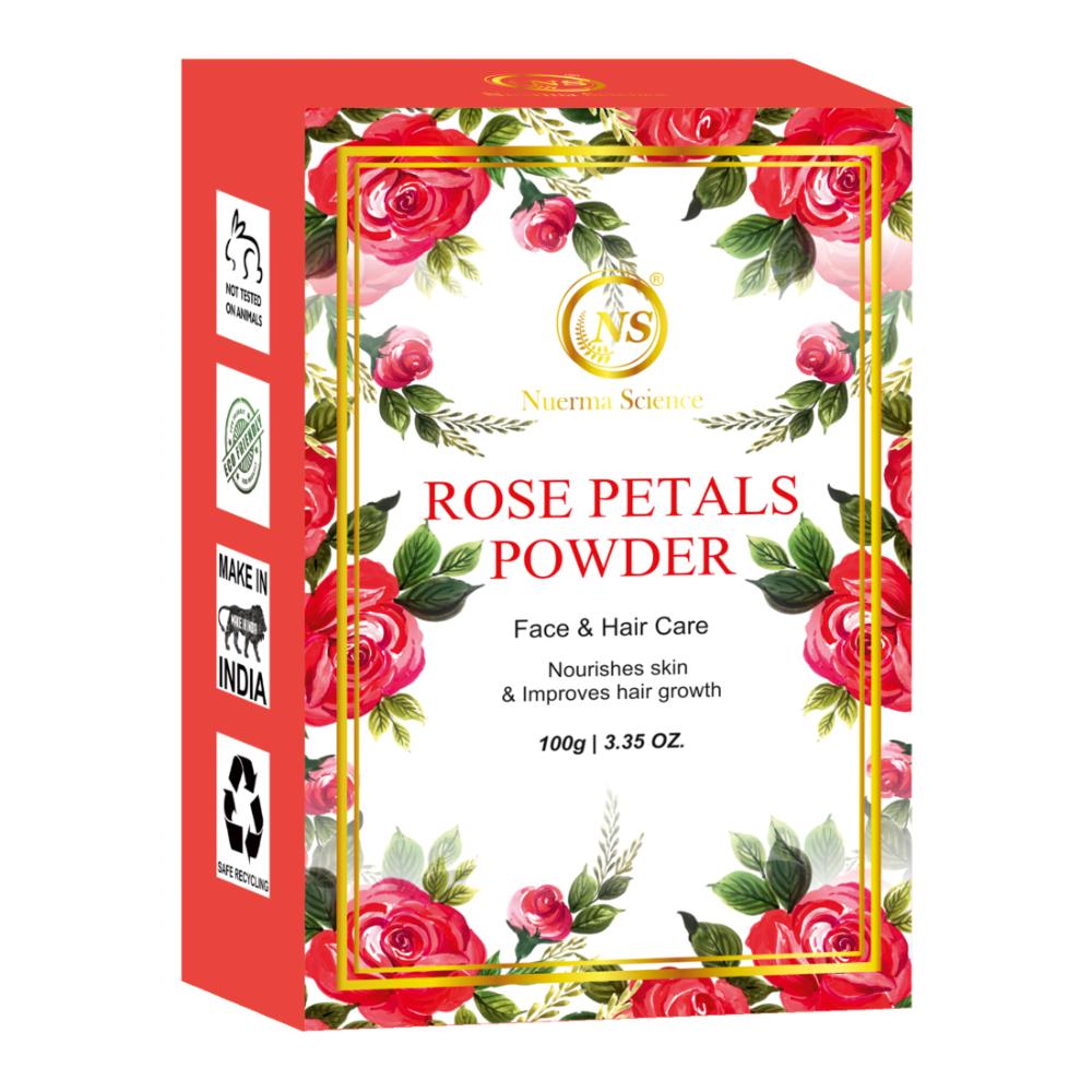 Rose Petal Powder for Blood Circulation Increase, Soft Skin & Boost Collagen