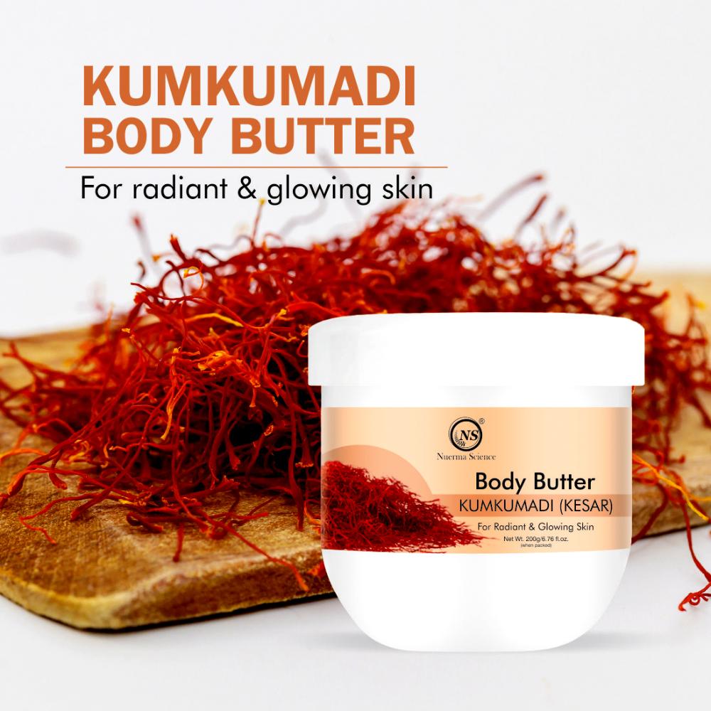 Kumkumadi Body Butter with Shea Butter for Soft, Plumping & Lightening Skin