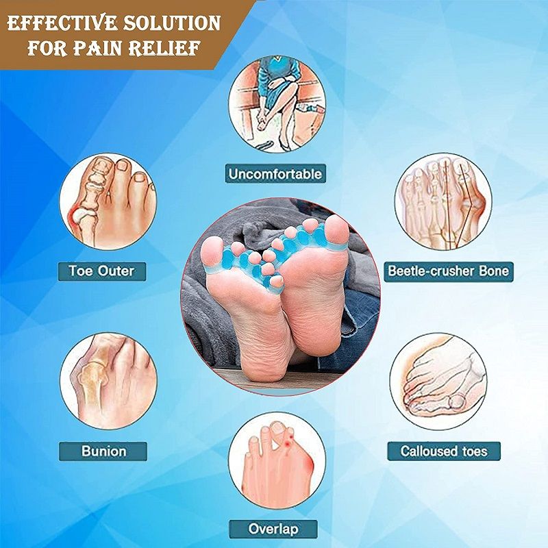 Toe Separator Bunion Correctore Toe Relief Pedicure Foot Care