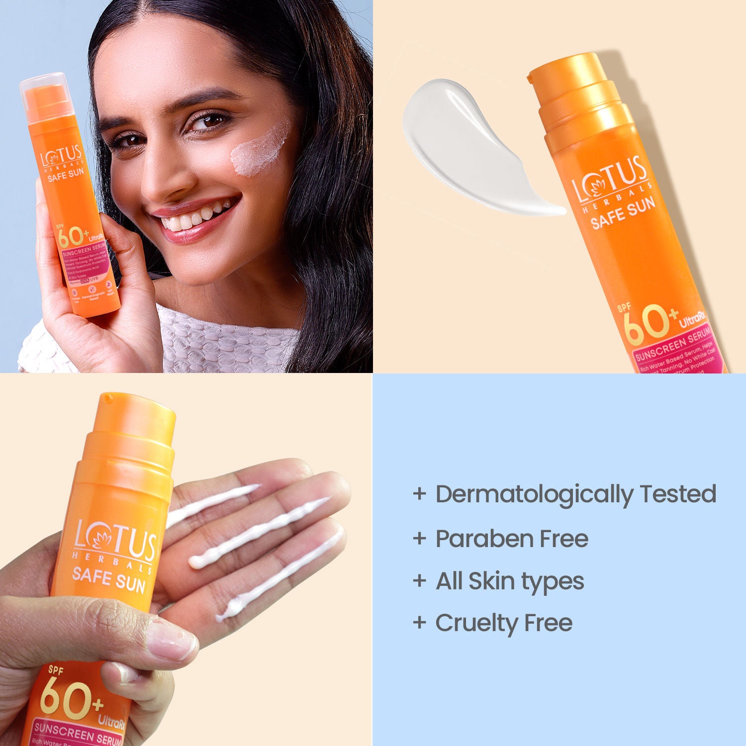 Ultrarx Sunscreen Serum SPF 60+ PA++++ In Vivo & Dermatologically Tested