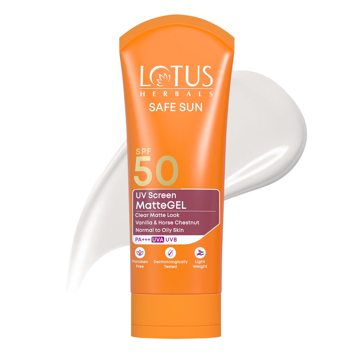 SafeSun UV Screen Matte Gel Sunscreen SPF 50 PA+++ With Lightweight And No WhiteCast