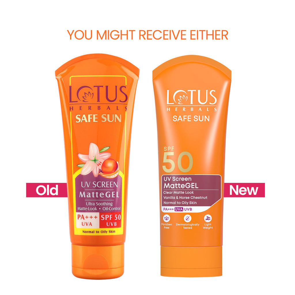 SafeSun UV Screen Matte Gel Sunscreen SPF 50 PA+++ With Lightweight And No WhiteCast
